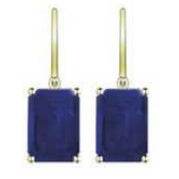 Sterling Silver Semi Mount Earrings Setting Emerald OCT 10X8mm - Syzjewelry