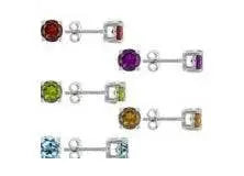 Sterling Silver Semi Mount Earrings Setting Round RD 5x5mm - Syzjewelry