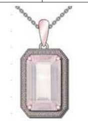 Sterling Silver Semi Mount Pendant Setting Emerald OCT 16X10mm - Syzjewelry