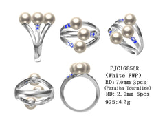 Sterling Silver Semi Mount Ring Setting Round RD 7x7mm - Syzjewelry