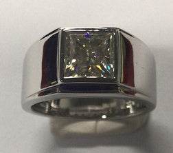 Sterling Silver Semi Mount Ring Setting Round RD Center主石mm - Syzjewelry