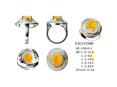 Sterling Silver Semi Mount Ring Setting Round RD Center主石mm - Syzjewelry