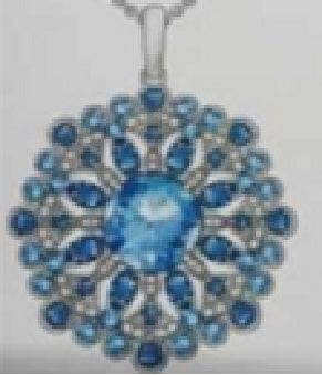 Sterling Silver Semi Mount Pendant Setting Cushion CU 10X8mm - Syzjewelry