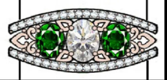 Sterling Silver Semi Mount Ring Setting Oval OV 9X7mm - Syzjewelry