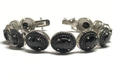 Sterling Silver Semi Mount Bracelet Setting Oval OV 9X7mm - Syzjewelry