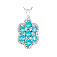 Sterling Silver Semi Mount Pendant Setting Oval OV 6X4mm - Syzjewelry