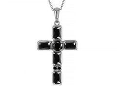 Sterling Silver Semi Mount Pendant Setting Emerald OCT 6X4mm - Syzjewelry