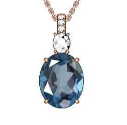 Sterling Silver Semi Mount Pendant Setting Oval OV 10X8mm - Syzjewelry