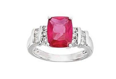 Sterling Silver Semi Mount Ring Setting Cushion CU 12X10mm - Syzjewelry