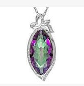 Sterling Silver Semi Mount Pendant Setting Marquise MQ 26X13mm - Syzjewelry