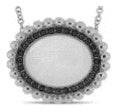 Sterling Silver Semi Mount Pendant Setting Oval OV 11X9mm