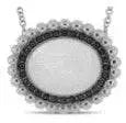 Sterling Silver Semi Mount Pendant Setting Oval OV 11X9mm - Syzjewelry