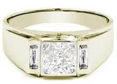 Men's Ring Settings Sterling Silver Ring Mounting Cushion CU 6.5X6.5mm - Syzjewelry