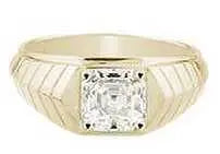 Sterling Silver Semi Mount Ring Setting Emerald OCT 8X8mm - Syzjewelry