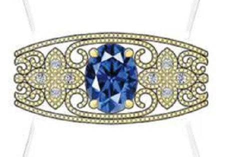 Sterling Silver Semi Mount Ring Setting Oval OV 7X5mm - Syzjewelry