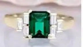 Sterling Silver Semi Mount Ring Setting Emerald OCT 8X6mm - Syzjewelry