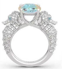 Sterling Silver Semi Mount Ring Setting Round RD 10x10mm - Syzjewelry