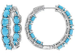 Sterling Silver Semi Mount Earrings Setting Oval OV 6X4mm - Syzjewelry