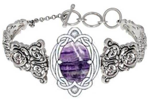 Sterling Silver Semi Mount Bracelet Setting Oval OV 18X13mm - Syzjewelry