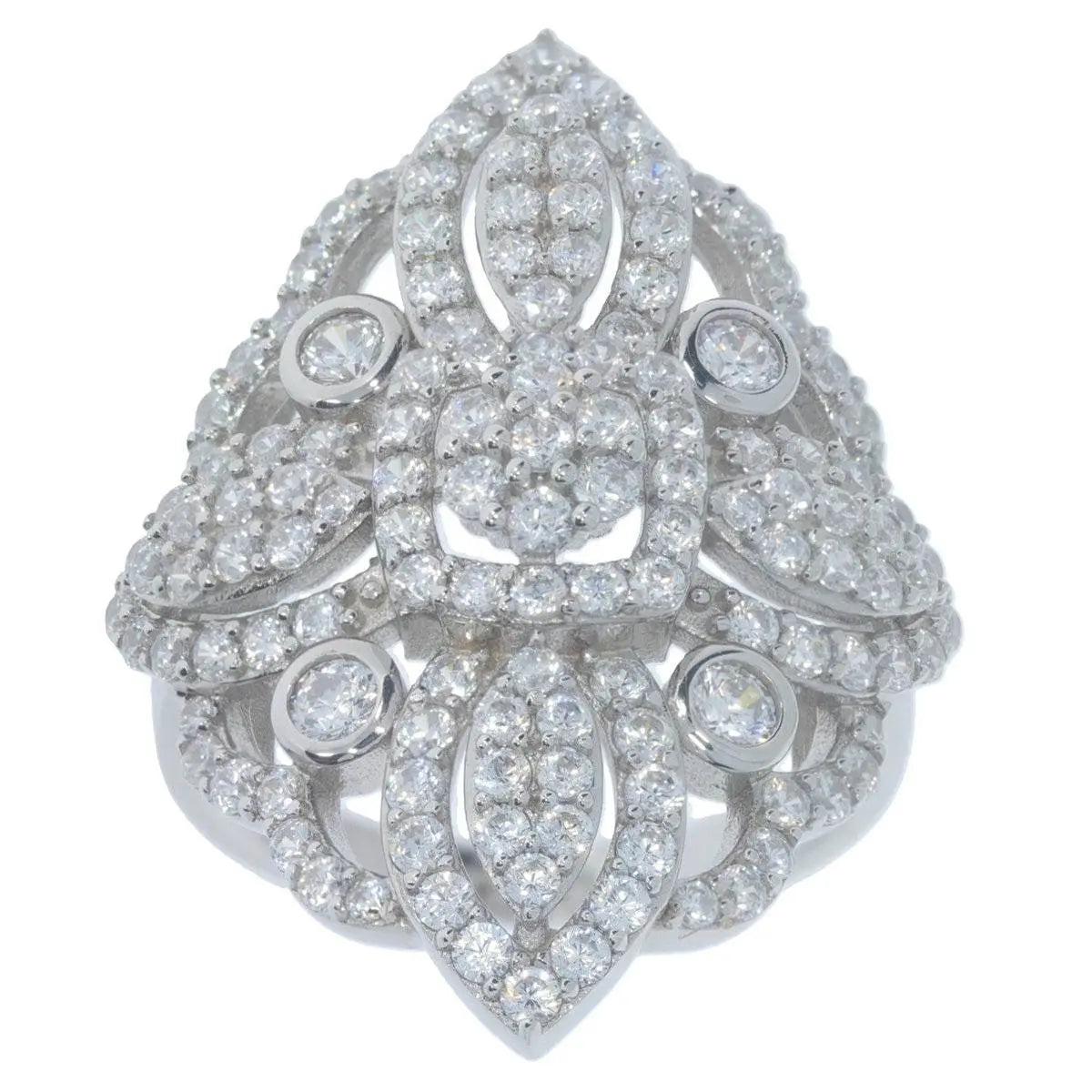 Sterling Silver Semi Mount Ring Setting Round RD 2.5mm - Syzjewelry