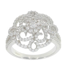 Sterling Silver Semi Mount Ring Setting Round RD 3x3mm - Syzjewelry