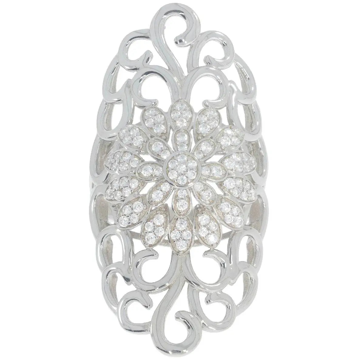 Sterling Silver Semi Mount Ring Setting Round RD 1.3mm - Syzjewelry