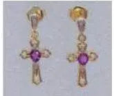 Sterling Silver Semi Mount Earrings Setting Heart HT 3X3mm - Syzjewelry