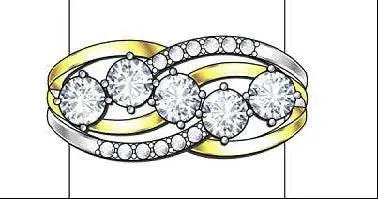 Sterling Silver Semi Mount Ring Setting Round RD 4x4mm - Syzjewelry