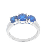 Sterling Silver Semi Mount Ring Setting RD 6x6mm 5x5mm White Topaz - Syzjewelry