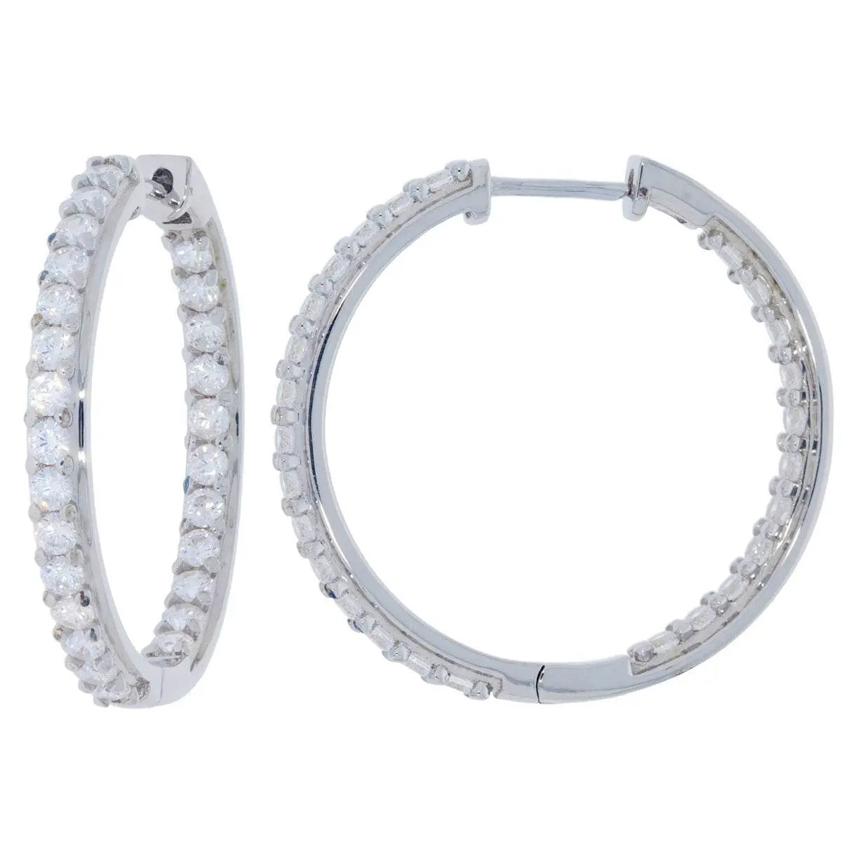 Sterling Silver Semi Mount Earrings Setting Round RD 2.5mm - Syzjewelry