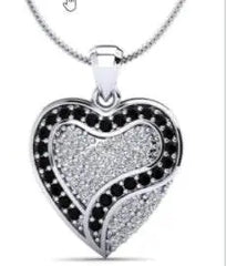 Sterling Silver Semi Mount Pendant Setting Round RD 1.0mm - Syzjewelry