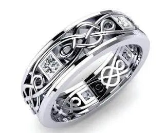 Sterling Silver Semi Mount Ring Setting Round RD 2.5mm - Syzjewelry