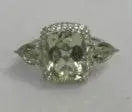 Sterling Silver Semi Mount Ring Setting Cushion CU 14X10mm - Syzjewelry