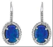 Sterling Silver Semi Mount Earrings Setting Oval OV 8X6mm - Syzjewelry