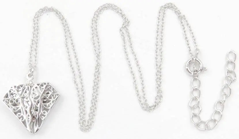 Sterling Silver Semi Mount Pendant Setting Round RD 1.25mm - Syzjewelry