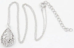 Sterling Silver Semi Mount Pendant Setting Round RD 1.25mm - Syzjewelry