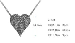 Sterling Silver Semi Mount Pendant Setting Round RD 2.1mm - Syzjewelry