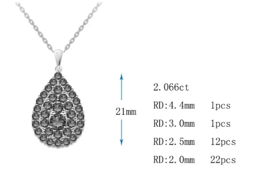 Sterling Silver Semi Mount Pendant Setting Round RD 4.4mm - Syzjewelry
