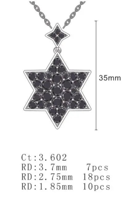 Sterling Silver Semi Mount Pendant Setting Round RD 3.7mm - Syzjewelry