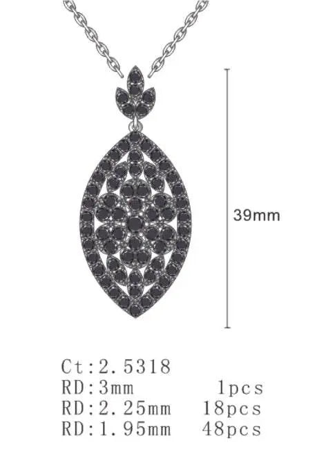 Sterling Silver Semi Mount Pendant Setting Round RD 3x3mm - Syzjewelry