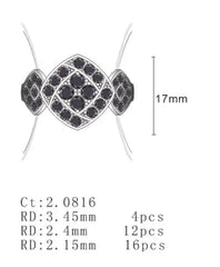 Sterling Silver Semi Mount Ring Setting Round RD 3.45mm - Syzjewelry