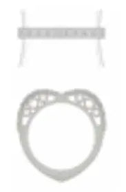 Sterling Silver Semi Mount Ring Setting Round RD 2.5mm - Syzjewelry