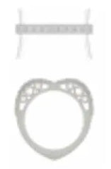 Sterling Silver Semi Mount Ring Setting Round RD 2.5mm - Syzjewelry