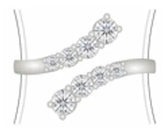 Sterling Silver Semi Mount Ring Setting Round RD 4x4mm - Syzjewelry