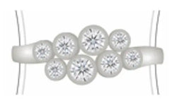 Sterling Silver Semi Mount Ring Setting Round RD 3.5mm - Syzjewelry