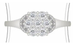 Sterling Silver Semi Mount Ring Setting Round RD 3x3mm - Syzjewelry