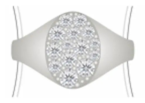 Sterling Silver Semi Mount Ring Setting Round RD 3.5mm - Syzjewelry