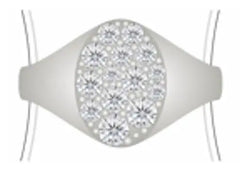 Sterling Silver Semi Mount Ring Setting Round RD 3.5mm - Syzjewelry