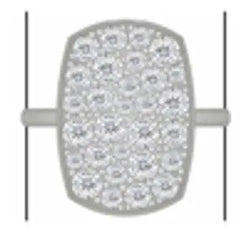 Sterling Silver Semi Mount Ring Setting Round RD 3.5mm - Syzjewelry