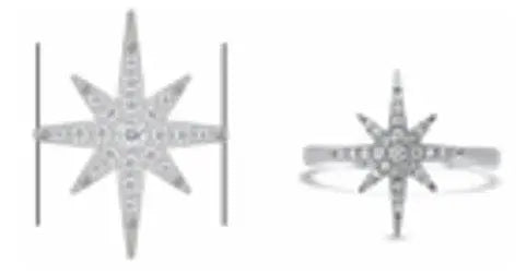 Sterling Silver Semi Mount Ring Setting Round RD 4x4mm - Syzjewelry